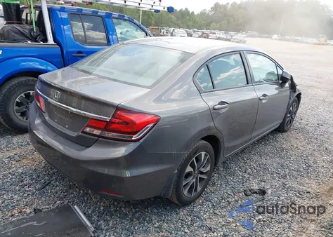 2013 Honda Civic Ex из США, поврежденный, VIN 19XFB2F8XDE071636